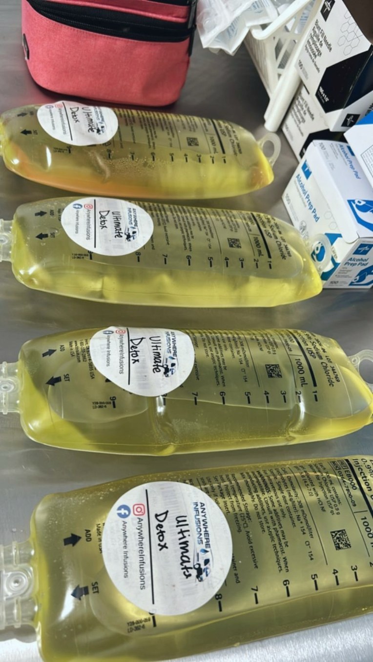 Custom IV bags mixed to order by a registered nurse